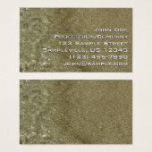 Water op Abstracte Natuur Beach II Fotografie Visitekaartje (Voorkant /achterkant)