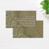 Water op Abstracte Natuur Beach II Fotografie Visitekaartje (Bureau)