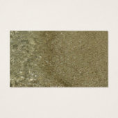 Water op Abstracte Natuur Beach II Fotografie Visitekaartje (Achterkant)