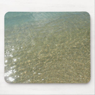 Water op het strand I Abstracte natuurfotografie Muismat