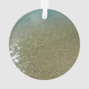Water op het Strand I Abstracte Natuurfotografie Ornament