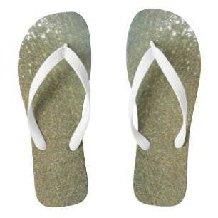 Water op het strand I Abstracte natuurfotografie Teenslippers