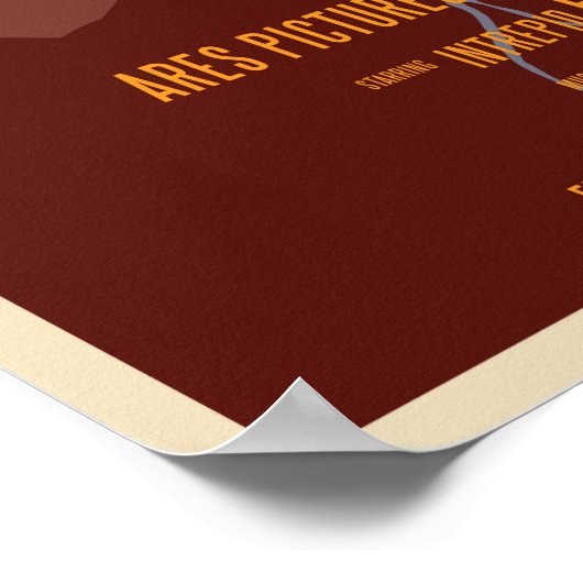 Water op Mars Poster (Hoek)