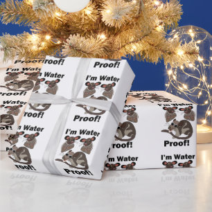 Water Opossum Ik ben Waterdicht Grappig  Cadeaupapier