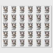 Water Opossum Ik ben Waterdicht Grappig Cadeaupapier (Vlak)