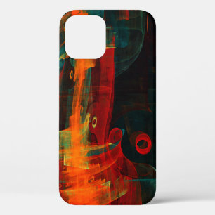 Water Oranje Rood Blauw Modern Abstract Kunst Patr Case-Mate iPhone Case