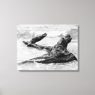 water over kunst canvas afdruk