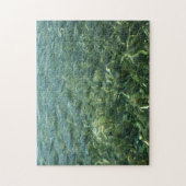 Water over Zee Grass I Caribbean Natuur Legpuzzel (Verticaal)