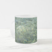 Water over Zee Grass I Caribbean Natuur Matglas Koffiemok (Voorkant links)