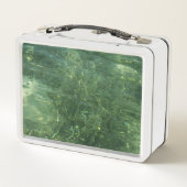 Water over Zee Grass II (Blauw en groen) Foto (Achterkant)