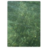 Water over Zee Grass II (Blauw en groen) Foto Klembord (Achterkant)