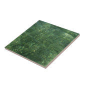 Water over Zee Grass II (Blauw en groen) Foto Tegeltje (Zijkant)