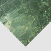 Water over Zee Grass II (Blauw en groen) Foto Tissuepapier (Detail)