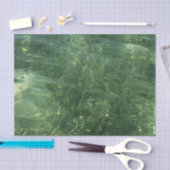 Water over Zee Grass II (Blauw en groen) Foto Tissuepapier (Craft)