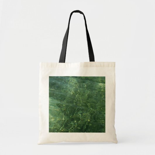 Water over Zee Grass II (Blauw en groen) Foto Tote Bag (Voorkant)
