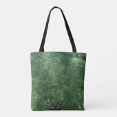 Water over Zee Grass II (Blauw en groen) Foto Tote Bag (Achterkant)