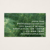 Water over Zee Grass II (Blauw en groen) Foto Visitekaartje (Voorkant)