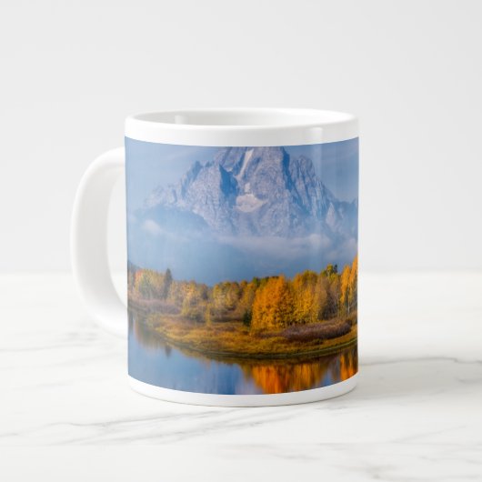 Water | Oxbow Bend Jackson Wyoming Grote Koffiekop (Links)