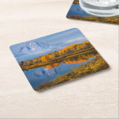 Water | Oxbow Bend Jackson Wyoming Kartonnen Onderzetters (Schuin)