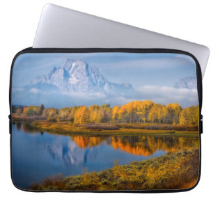 Water Oxbow Bend Jackson Wyoming Laptop Sleeve