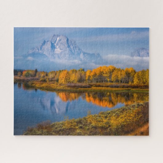 Water | Oxbow Bend Jackson Wyoming Legpuzzel (Horizontaal)