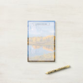 Water | Oxbow Bend Jackson Wyoming Post-it® Notes (Op bureau)