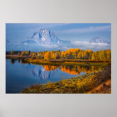 Water | Oxbow Bend Jackson Wyoming Poster (Voorkant)
