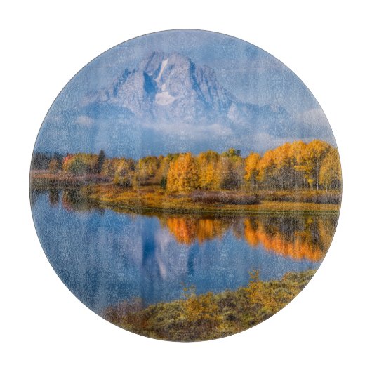 Water | Oxbow Bend Jackson Wyoming Snijplank (Voorkant)