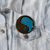 Water Paard Ronde Button 7,6 Cm (In situ)