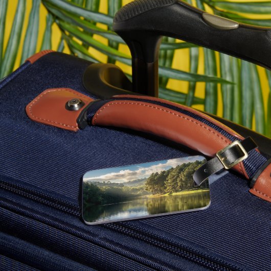 Water Pang Oung Lake & Pine Forest Thailand Bagagelabel (Voorkant Insitu 3)