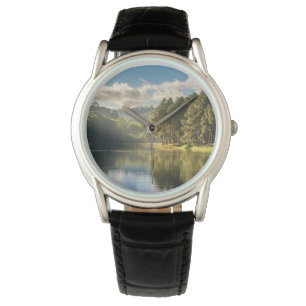 Water Pang Oung Lake & Pine Forest Thailand Horloge