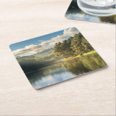 Water Pang Oung Lake & Pine Forest Thailand Kartonnen Onderzetters (Schuin)