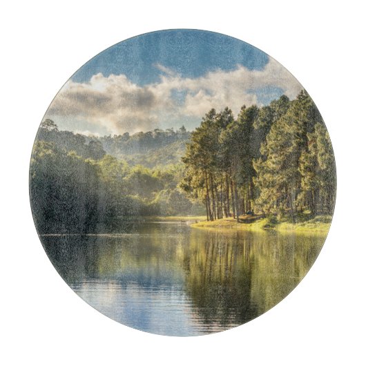 Water Pang Oung Lake & Pine Forest Thailand Snijplank (Voorkant)