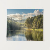 Water Pang Oung Lake & Pine Forest Thailand Wandkleed (Voorkant (horizontaal))