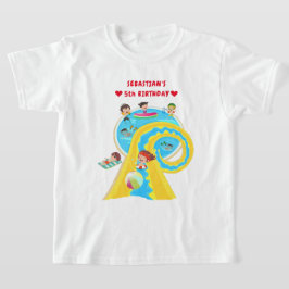 Water Park Zomer Zwembad Waterslide Verjaardagsfee T-shirt