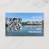 Water Patrol Sleepdienst Logo QR-code Visitekaartje (Achterkant)