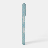 Water Pattern Light Blue Phone Case iPhone 16 Hoesje (Rechterkant)
