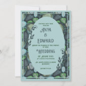 Water Pebbles - Wedding Invitation Kaart (Voorkant)