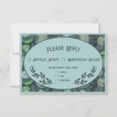 Water Pebbles - Wedding RSVP kaart (Voorkant)