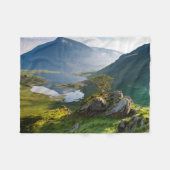 Water Pen yr Ole Wen Lake Idwal Snowdonia Park Fleece Deken (Voorkant (Horizontaal))