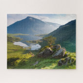 Water Pen yr Ole Wen Lake Idwal Snowdonia Park Legpuzzel (Horizontaal)