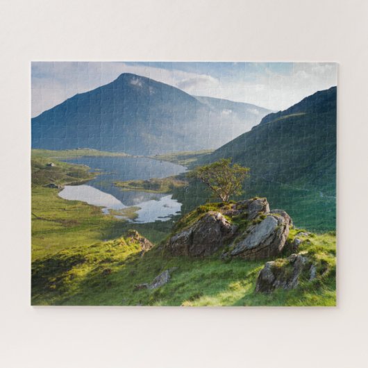 Water Pen yr Ole Wen Lake Idwal Snowdonia Park Legpuzzel (Horizontaal)