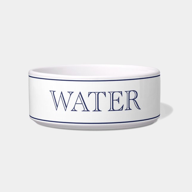 Water Pet Bowl-White Voerbakje (Voorkant)