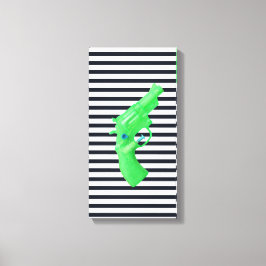 Water pistol toy Wasserpistole Spielzeug photo art Canvas Afdruk