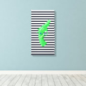 Water pistol toy Wasserpistole Spielzeug photo art Canvas Afdruk (Insitu (Houten vloer))