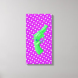 Water pistol toy Wasserpistole Spielzeug photo art Canvas Afdruk