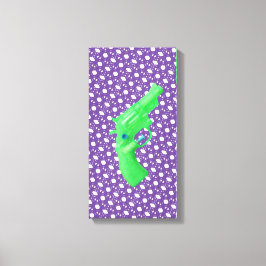 Water pistol toy Wasserpistole Spielzeug photo art Canvas Afdruk