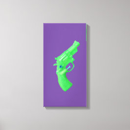 Water pistol toy Wasserpistole Spielzeug photoart Canvas Afdruk