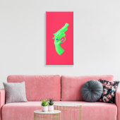 Water pistol toy Wasserpistole Spielzeug photoart Canvas Afdruk (Insitu (Woonkamer))
