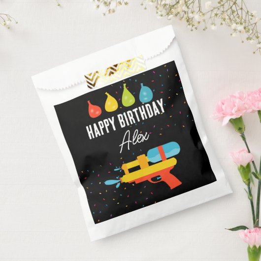 Water Pistool & Ballonnen Zomer Kids Verjaardagsfe Bedankzakje (Gezegeld)